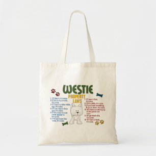 Bolsa Tote Leis 4 da propriedade de Westie