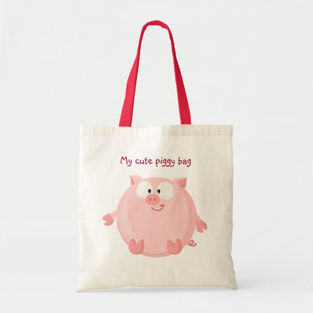 Bolsa Tote Leitão bonito (Frente)