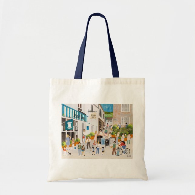 Bolsa Tote Leiteria de Jessies no Mousehole (Frente)