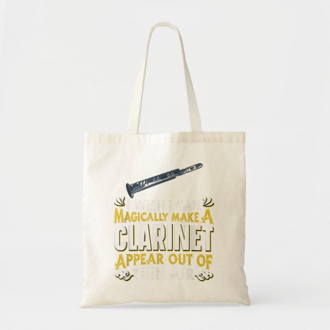 Bolsa Tote Leitor Clarinet - Instrumen Magic Woodwind (Frente)