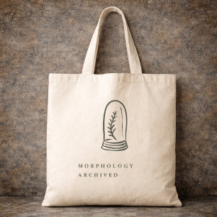 Bolsa Tote Leitor de Jardim Minimalista de Academia Botânica 