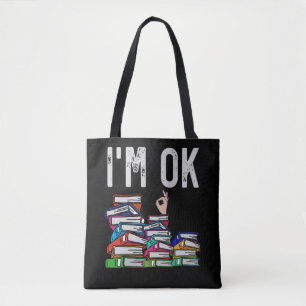 Bolsa Tote Leitor de Livros Bibliotecários Lover de Livros En