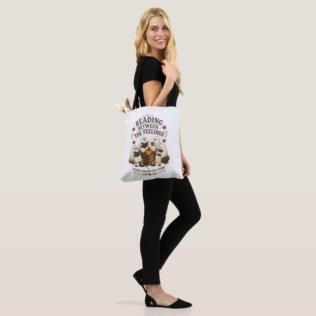 Bolsa Tote Leitores Fantasmas Entre os Sentimentos (No(a) Modelo)