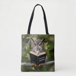 Bolsa Tote Leitura de Coruja