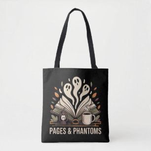 Bolsa Tote Leitura de Páginas e Phantoms Fantásticos