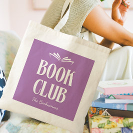 Bolsa Tote Leitura do Clube Personalizado de Livros Bons