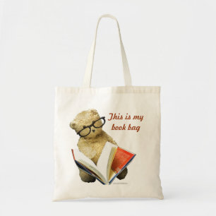 Bolsa Tote Leitura do Urso - saco de livros