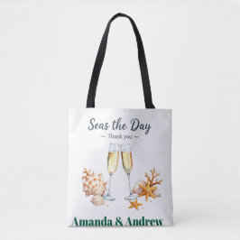 Bolsa Tote Lembrança elegante para convidados de casamento Pr
