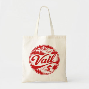 Bolsa Tote lembranças do teleférico vintage de Vail Colorado