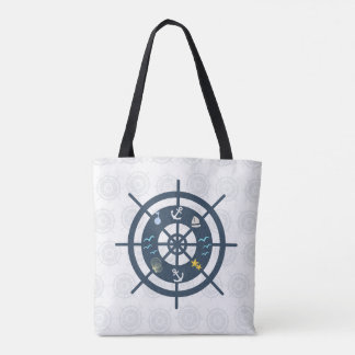 Bolsa Tote Leme do Navio