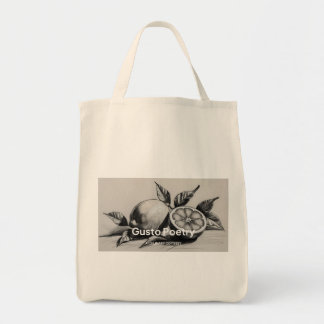 Bolsa Tote Lemon & Orange Gusto Poetry