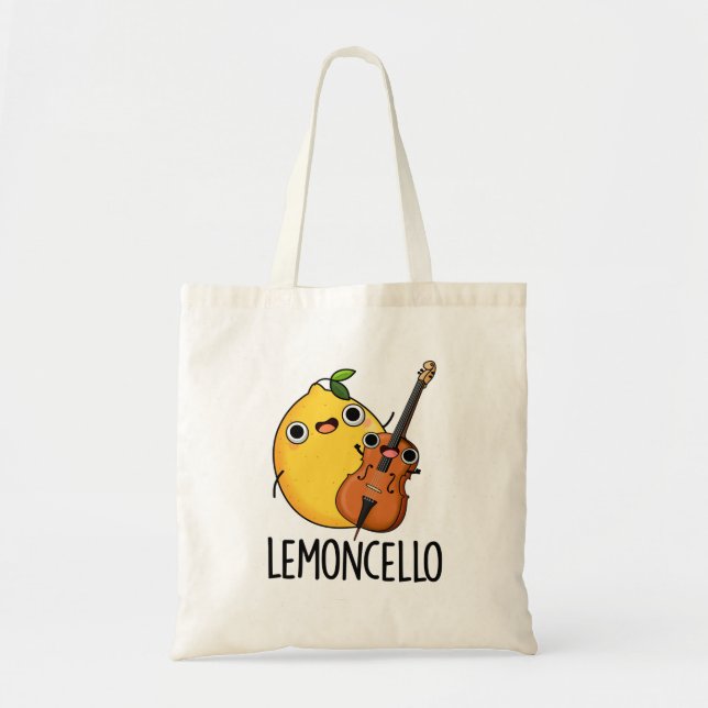 Bolsa Tote Lemoncello Funny Bebe Pun (Frente)