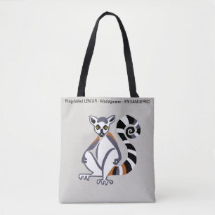 Bolsa Tote LEMUR - Conservação - Ecologia