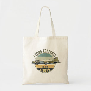 Bolsa Tote Lenda do B-17 Fortaleza Voadora Vintage
