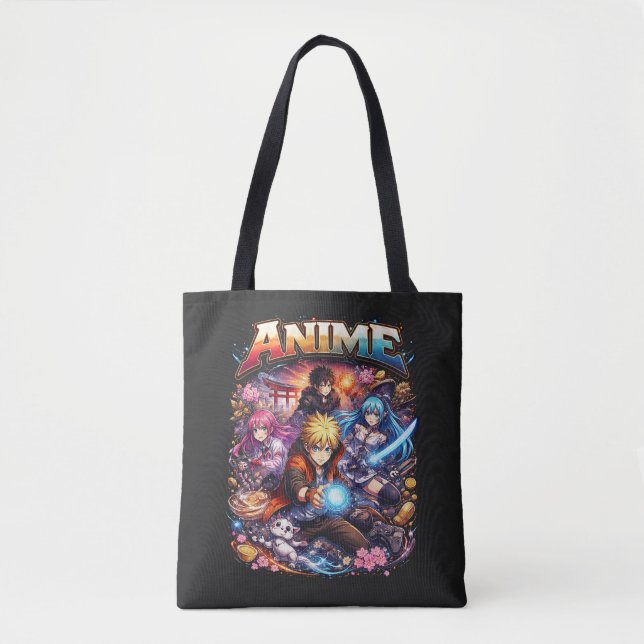 Bolsa Tote Lendas do Anime (Frente)