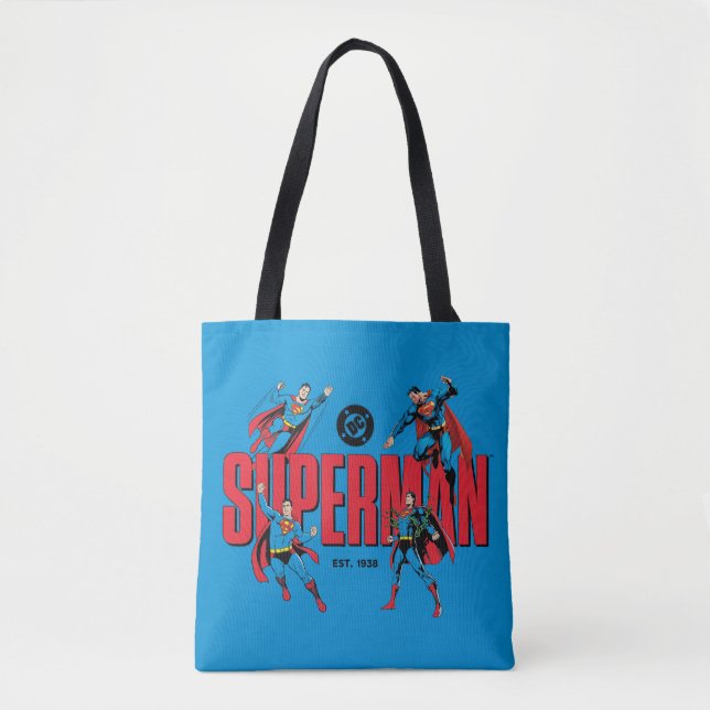 Bolsa Tote Lendas do Superman para Sempre Gráfico (Frente)