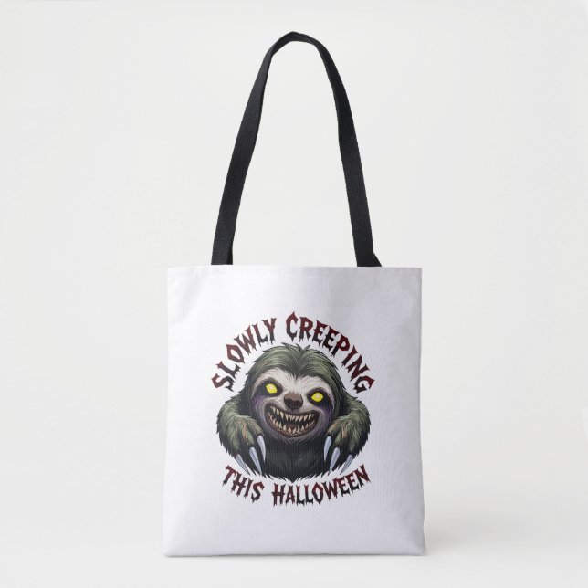 Bolsa Tote Lentamente Assustando Este Halloween - Lama Assust (Frente)