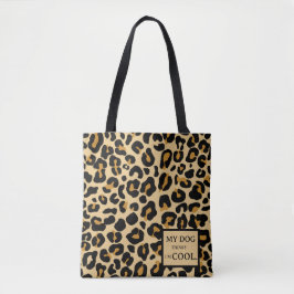 Bolsa Tote Leopard Clássico Moderno de Cheetah Trendy Dog Per