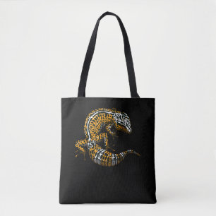 Bolsa Tote Leopard Gecko Lizard Reptile