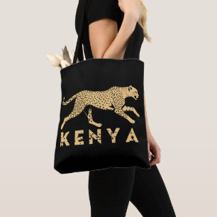 Bolsa Tote Leopardo Do Quênia