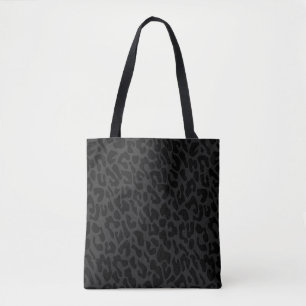 Bolsa Tote leopardo negro