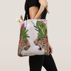Bolsa Tote Leopardos Hot House  Um par