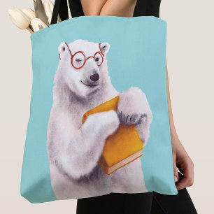 Bolsa Tote Leover do Livro do Urso Polar Inteligente