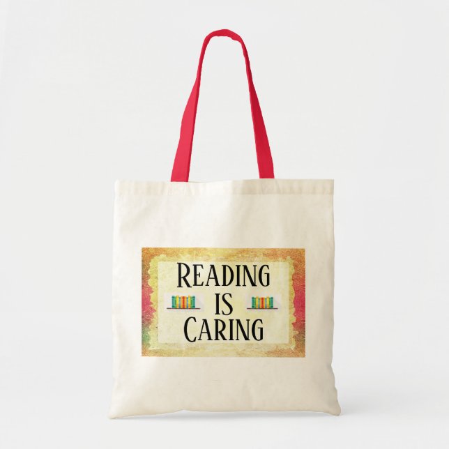 Bolsa Tote Ler é Carrinho de Tote Bag (Frente)