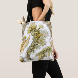 Bolsa Tote Lesmas do Mar, Caracóis por Ernst Haeckel, Animal