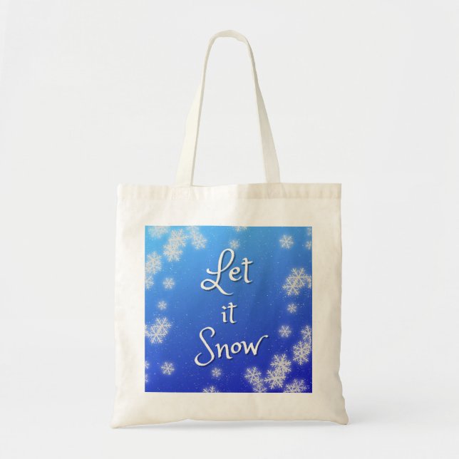 Bolsa Tote Let It Snow tote (Frente)