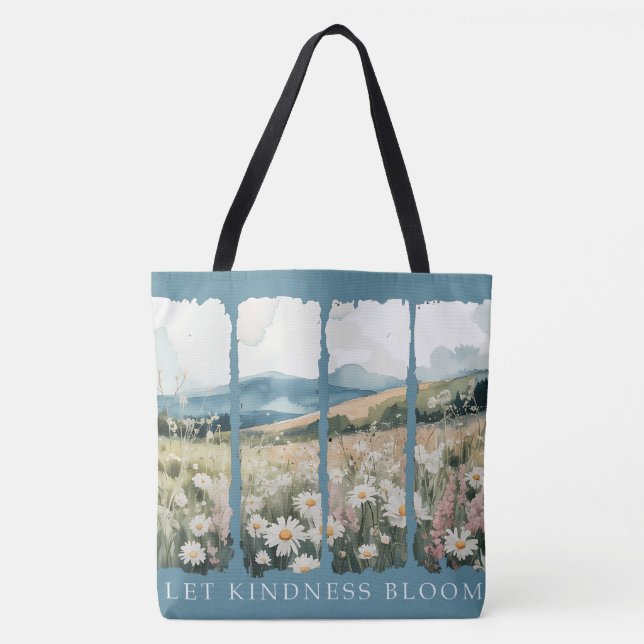 Bolsa Tote Let Kindness Bloom. (Frente)