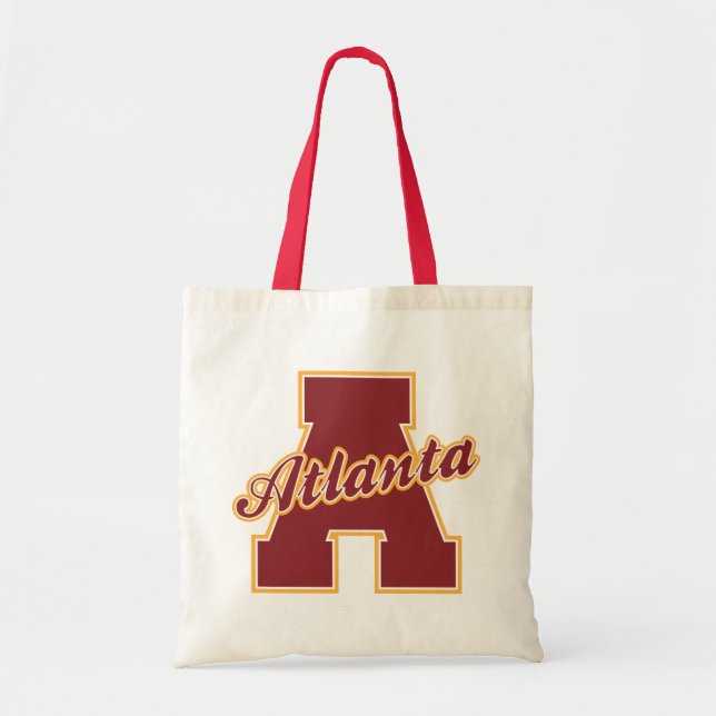 Bolsa Tote Letra de Atlanta (Frente)