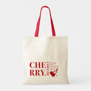 Bolsa Tote Letra de cereja