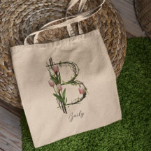 Letra Floral Personalizada 'B' – Presente Personal