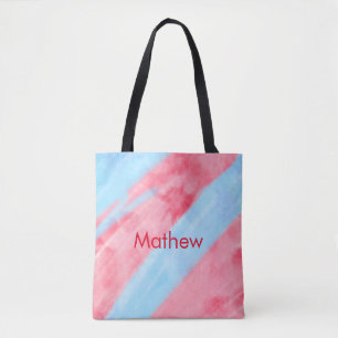 Bolsa Tote letra inicial simples monograma adicione seu nome