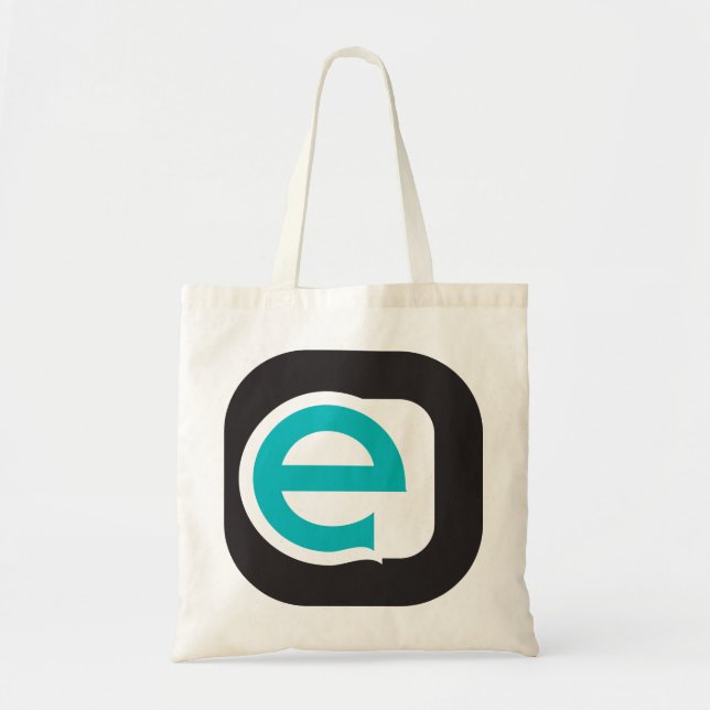Bolsa Tote Letra Minúscula Moderna e (Frente)