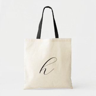 Bolsa Tote letra minúscula simples