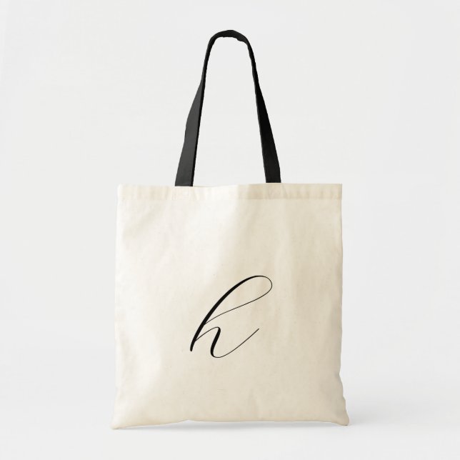 Bolsa Tote letra minúscula simples (Frente)