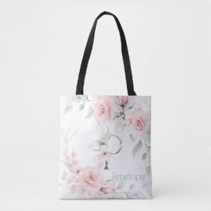 Bolsa Tote Letra P Minigráfica Rosa Rosa Rosa Pink