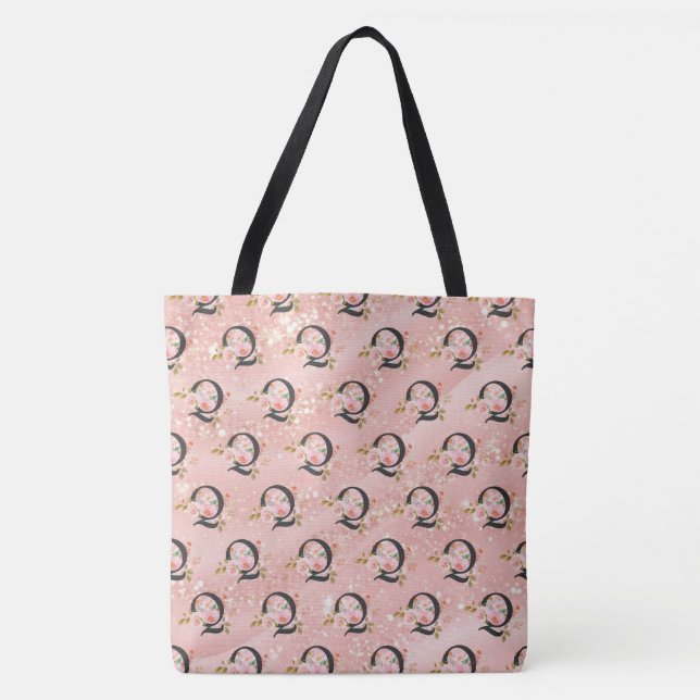 Bolsa Tote Letra Q (Frente)