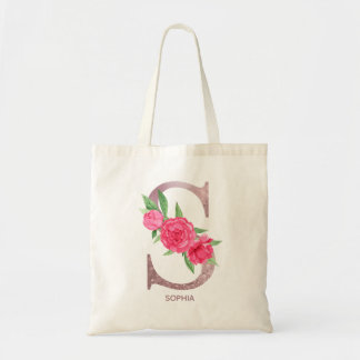 Bolsa Tote Letra S Nome personalizado madrinha monograma