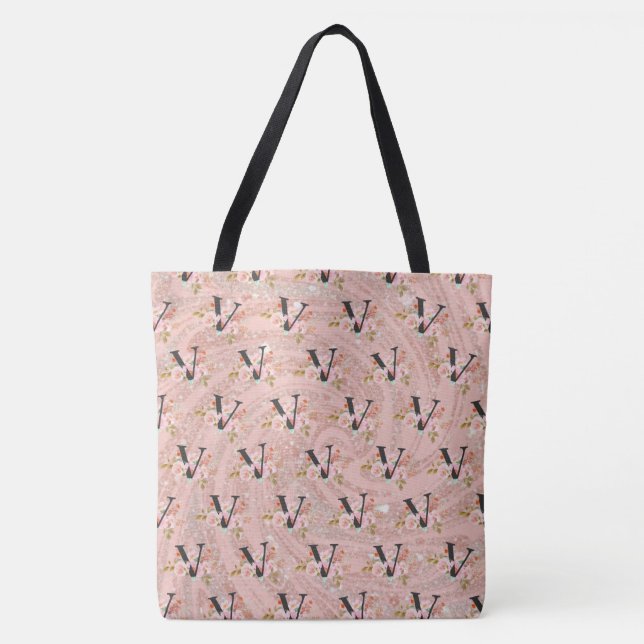Bolsa Tote Letra V (Frente)