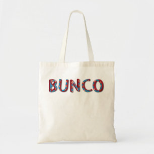 Bolsa Tote Letras de Bunco com dados do bunco