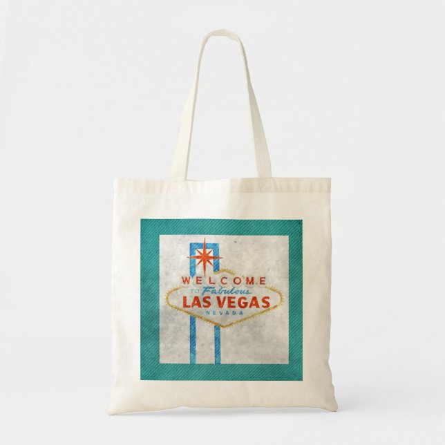 Bolsa Tote letreiro de vegas grunge (Frente)