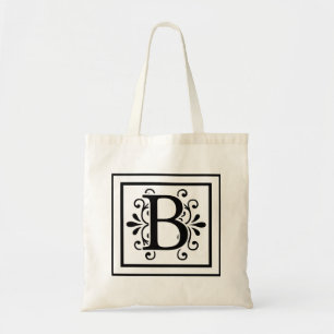 Bolsa Tote Letter B Monogram Tote Bag