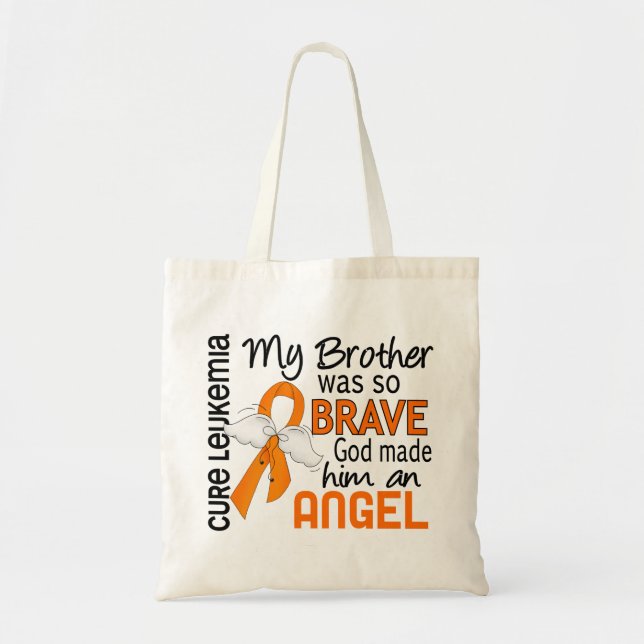 Bolsa Tote Leucemia do irmão do anjo 2 (Frente)