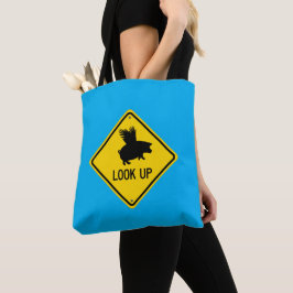 Bolsa Tote Levante Os Olhos Para Os Suínos.