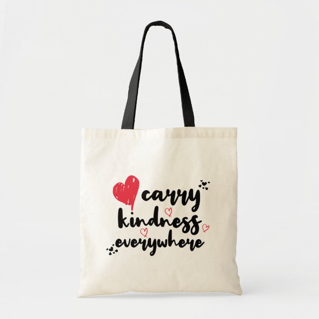 Bolsa Tote Leve a Bondade para Todos os Lugares (Frente)