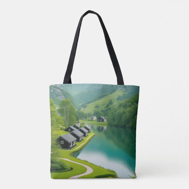 Bolsa Tote "Leve as montanhas para onde quer que você vá - Cê (Verso)