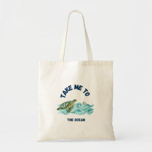 Bolsa Tote Leve-me ao Oceano Tote Bag: